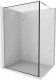 Mexen Mexen Kioto ścianka prysznicowa 50 x 200 cm, transparent/czarny wzór 8 mm, chrom - 800-050-101-01-70 11