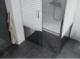 Mexen Mexen Apia kabina prysznicowa rozsuwana 125 x 80 cm, transparent/pasy, chrom - 840-125-080-01-20 4