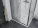 Mexen Mexen Apia kabina prysznicowa rozsuwana 130 x 70 cm, transparent, chrom + brodzik Flat - 840-130-070-01-00-4010 4