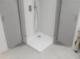 Mexen Mexen Roma Duo kabina prysznicowa uchylna 80 x 70 cm, transparent, chrom + brodzik Flat - 854-080-070-01-02-4010 4