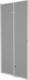 Mexen Mexen Lima drzwi prysznicowe składane 120 cm, grafit, chrom - 856-120-000-01-40 1