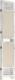 vidaXL 338559 4-Panel Room Divider Cream 140x165 cm Fabric 3