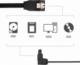 SATA - SATA, 0.4m, Czarny (AK121A) 1