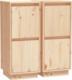 vidaXL Szafki, 2 szt., 31,5 x 34 x 75 cm, lite drewno sosnowe 2
