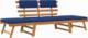vidaXL Ławka ogrodowa z poduszkami, 2-w-1, 190 cm, drewno akacjowe 2