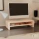vidaXL Podstawka na monitor, 50x24x13 cm, lite drewno sosnowe 1