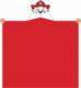 Carbotex Kocyk Coral Psi Patrol Marshall 110x140 cm kaptur 1