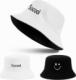 Aleszale Kapelusz Dzieci Rybacki Bucket Hat Lato Dwustronny - Czap-Ryb-Soc-Cza-Bia 1