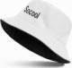 Aleszale Kapelusz Dzieci Rybacki Bucket Hat Lato Dwustronny - Czap-Ryb-Soc-Cza-Bia 1