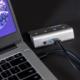 HUB USB Fideco H418S 4x USB-A 3.2 Gen2 3