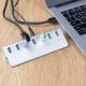 HUB USB Fideco H718S 7x USB-A 3.2 Gen2 2
