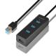 HUB USB Axagon 1x microUSB  + 4x USB-A 3.0 (HUE-S2BL) 2