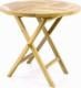 Divero Stół ogrodowy z drewna tekowego DIVERO -  80 cm 1