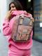 Plecak LuluCastagnette 14" (NONO GRIS/ROSE) 2
