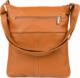 Torebka skórzana damska listonoszka skóra Beltimore camel A4 934 NoSize 4