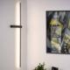 Kinkiet Lucide Nowoczesna lampa ścienna Segin listwa LED 10W 2700K metal czarna 1