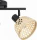Lampa sufitowa Rabalux Ażurowa lampa reflektorowa Rattan plafon do przedpokoju brązowy 2