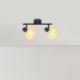 Lampa sufitowa Rabalux Ażurowa lampa reflektorowa Rattan plafon do przedpokoju brązowy 4