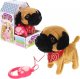 Piesek interaktywny Mops chodzący na smyczy 516504 1