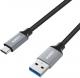 Kabel USB Aukey USB-A - USB-C 1 m Czarny (CB-CD2) 2