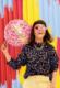 PartyDeco Balon foliowy Bride 35 cm, różowy one size 4