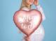 PartyDeco Balon foliowy Mom to Be, 35cm, różowy one size 2