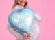 PartyDeco Balon foliowy Mom to Be, 35cm, niebieski one size 2