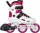 Rolki Powerslide Phuzion Universe 3W rekreacyjne regulowane białe r. 37-40 1