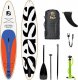 Bass Deska SUP Bass Touring 12 (366x77,5x15cm) + Wiosło + Leash + Pompka + plecak 2021 120'' 1