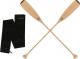 John Paddle Pagaje Canoe Beavertail sosnowe z pokrowcem 2 szt. 160 cm 1