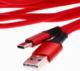 Kabel USB Pawonik USB-A - USB-C 1.5 m Czerwony (184) 3