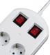 Listwa zasilająca Hama Socket Line 10 gniazd 2 m biały (137232) 1