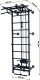 TOTALFIT Drabinka gimnastyczna KRAFT SYSTEM 3 w 1 biało-czarna 1