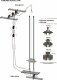 TOTALFIT Drabinka gimnastyczna KRAFT SYSTEM 3 w 1 biało-czarna 6