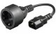 Kabel zasilający Manhattan Manhattan Adapter Zasilania IEC320 C14 na Schuko F Gniazdo 23cm 1