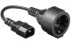 Kabel zasilający Manhattan Manhattan Adapter Zasilania IEC320 C14 na Schuko F Gniazdo 23cm 2