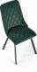 Halmar WNĘTRZARSKIE K450 krzesło ciemny zielony (1p=4szt) 5