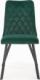 Halmar WNĘTRZARSKIE K450 krzesło ciemny zielony (1p=4szt) 9