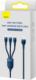 Kabel USB Baseus USB-A - USB-C + microUSB + Lightning 1.2 m Niebieski (CASS030003) 14