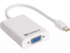 Adapter AV Value DisplayPort Mini - D-Sub (VGA) + Jack 3.5mm biały (509-05) 1