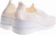 Pantofelek24 Wsuwane damskie trampki na koturnie Ecru /F3-3 12125 T296/ 37 9