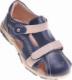 Pantofelek24 Chłopięce sandały na rzepy Granatowe /C3-2 11650 T167/ 31 1