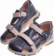 Pantofelek24 Chłopięce sandały na rzepy Granatowe /C3-2 11650 T167/ 31 1