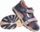 Pantofelek24 Chłopięce sandały na rzepy Granatowe /C3-2 11650 T167/ 31 3