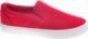Pantofelek24 Materiałowe czerwone tenisówki slip on /D1-2 12139 T192/ 38 1