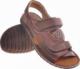 Pantofelek24 Skórzane brązowe sandały męskie Roxebut /B8-3 12039 S928/ 45 5