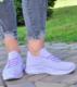 Pantofelek24 Wsuwane liliowe buty sportowe /F3-2 12121 T391/ 37 3