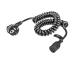 Kabel zasilający KABKOM KABEL ZASILAJĄCY CEE 7/7-> C13 VDE SPIRALA 0,6-2,5M NATEC EXTREME MEDIA (BLISTER) - NKA-0844 3
