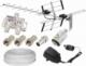 Antena RTV Blow Antena kierunkowa zewnętrzna DVB-T BLOW ATD31S VHF/UHF MUX8 + kabel 25m - zestaw do odbioru na 2 TV 1