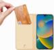 Dux Ducis Skin Pro kabura etui pokrowiec z klapką iPhone 14 Pro złoty 12